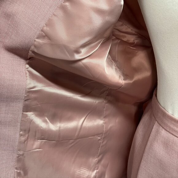 Mark Kay Vintage Skirt Suit Set Pink Grey Womens 6/8 Barbiecore Retro 70's 80's - Picture 11 of 16